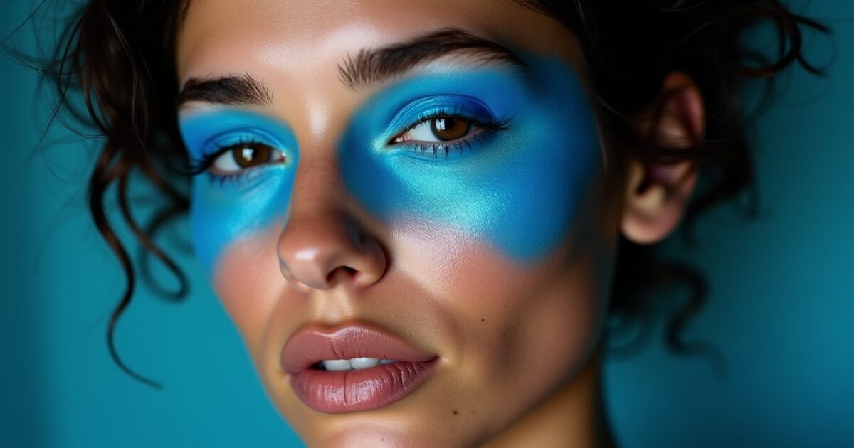 Maquillage bleu : les raisons derrière l’essor spectaculaire de cette couleur en 2026