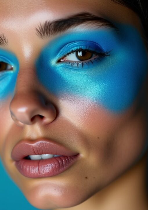 Maquillage bleu : les raisons derrière l’essor spectaculaire de cette couleur en 2026