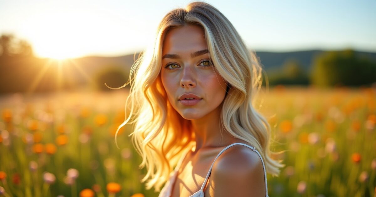 Cheveux blond champagne : la teinte tendance qui séduit tous les regards cet été